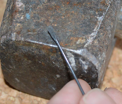 Half formed spear point