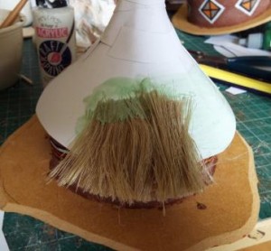 6 - starting the thatch