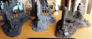 ruins painted sprayed drybrushed